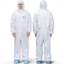 Medtecs Hazmat Suits - 6 maten Opties - Wegwerp Complete Kostuums, Medisch Beschermende Complete PPE Hazmat Suits