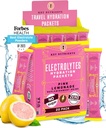 KEY NUTRIËNTEN Electrolytes Poederverpakkingen - Verse Roze Limonade 18 Pack Hydration Packets - Reizen Hydration Powder - Geen suiker, Geen Calorieën, Glutenvrij - Made in USA