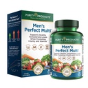 Zuiverheid Producten Mannen Perfect Multi van vitamines, mineralen en fytonutriënten - bevordert energie, vitaliteit en uithoudingsvermogen - Gemakkelijk doorslikken - 90 tabletten