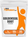 BulkSupplements.com Goldenseal Powder - Kruidensupplement, afkomstig van Goldenseal Root - Vegan & Glutenvrij, 1g per portie, 100g (3,5 oz) (verpakking van 1)