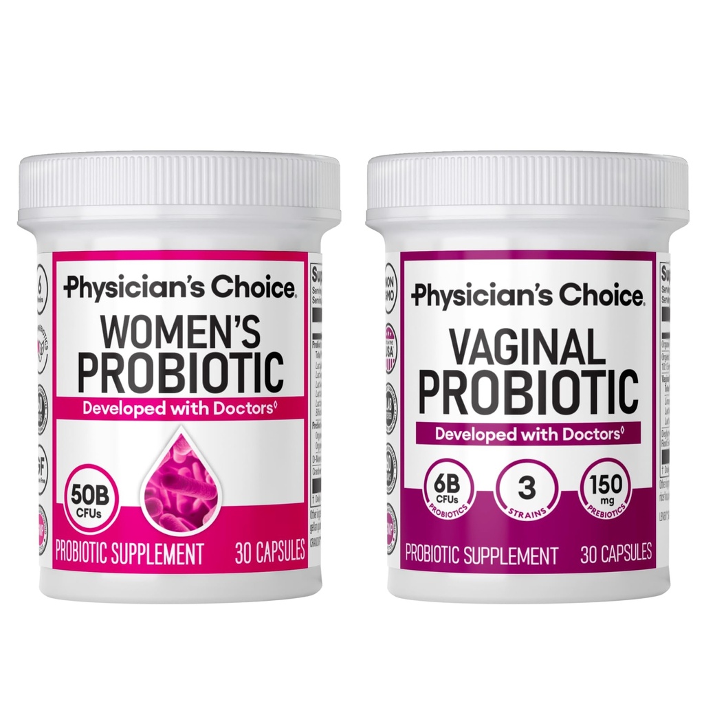 KEUZE Vrouwelijke Power Duo Bundle - Vaginale Probiotica + Vrouwen Probiotica
