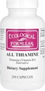 Ecologische formules Allithamine Vitamine B1 Capsule, 50 mg, 250 Tellen