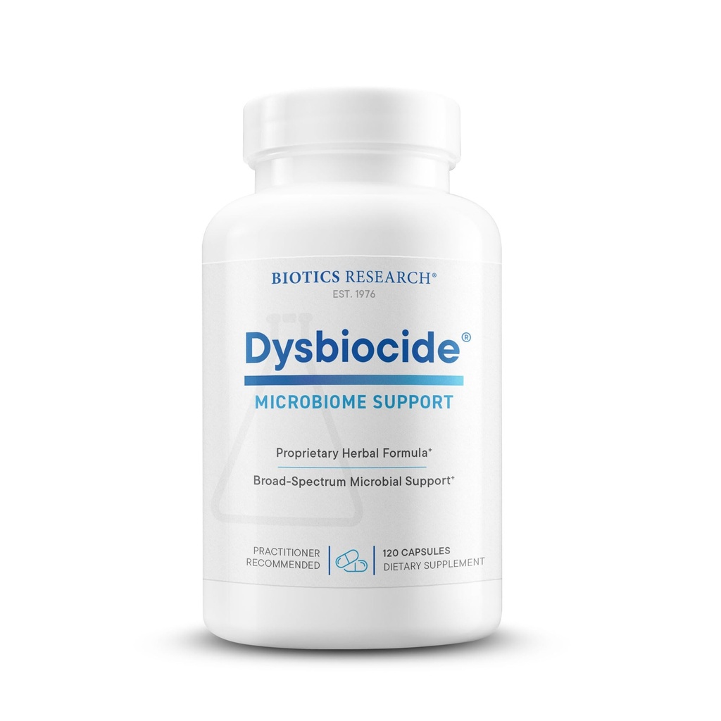 Biotics Research Dysbiocide Synergistic Botanical Blend Supports Normal Gut Health for Women & Men - Digestive Health Supplement - Supports Balanced Gut microbiome - 120 Capsules
