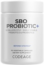 Codeage SBO Probiotica, 50 miljard CFU per portie, Multi Stain bodem gebaseerde organismen Blend en Organic Fermented Botanical Blend, Shelf Stable, 90 Capsules