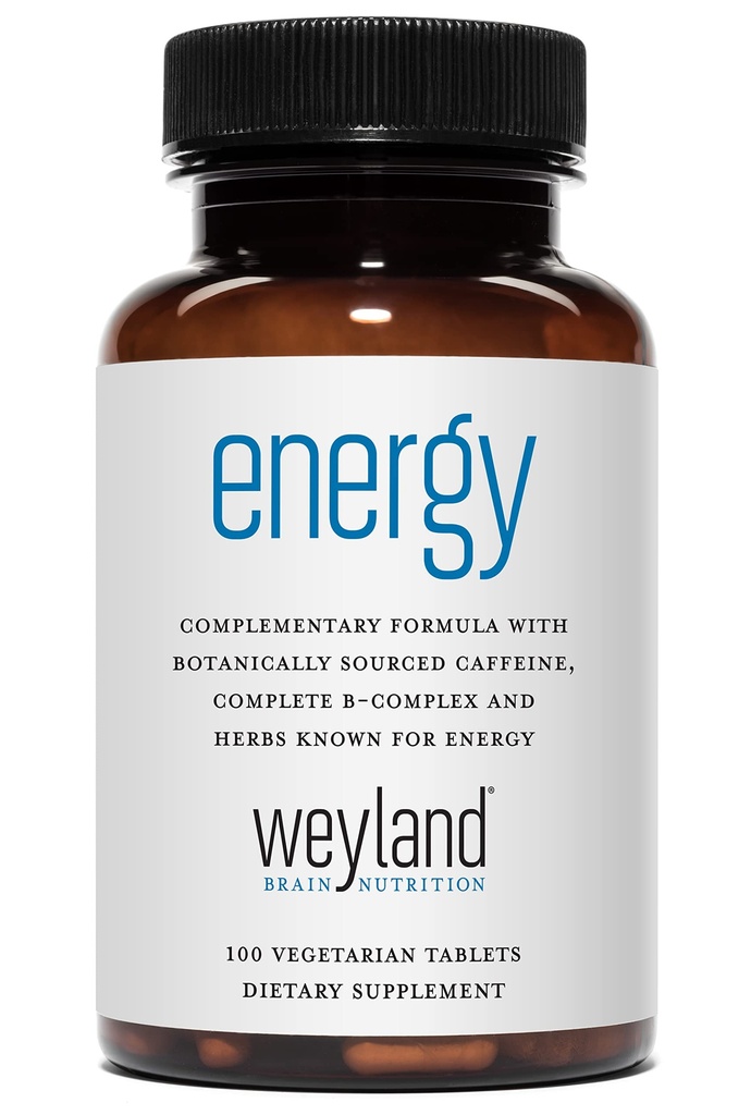 Energie Gratis Formule w/botanisch verkregen Cafeïne Complete B-complex & energie ondersteunende kruiden
