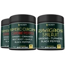 Bundel 7in1 Kurkuma Curcumin & 5in1 Ashwagandha Shilajit supplement