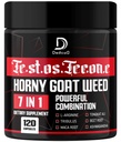 7 in-1 Ultra Test Support met Tribulus Terrestris Horny Goat Weed L-Arginine Maca Root Tongkat Ali Beet Root - Energy Workout Spierkracht Ondersteuning 120 Capsules