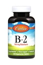 Carlson - B-2, 100 mg Riboflavine, Energieproductie, Vision Support & Healthy Skin, 250 Vegetarische tabletten
