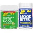 NATUURLIJKE STAKKEN Mood Bites + Mood Magnesium Gummies Bundel - Positieve Mood & Stress Ondersteuning* - 60 Kauwtabletten