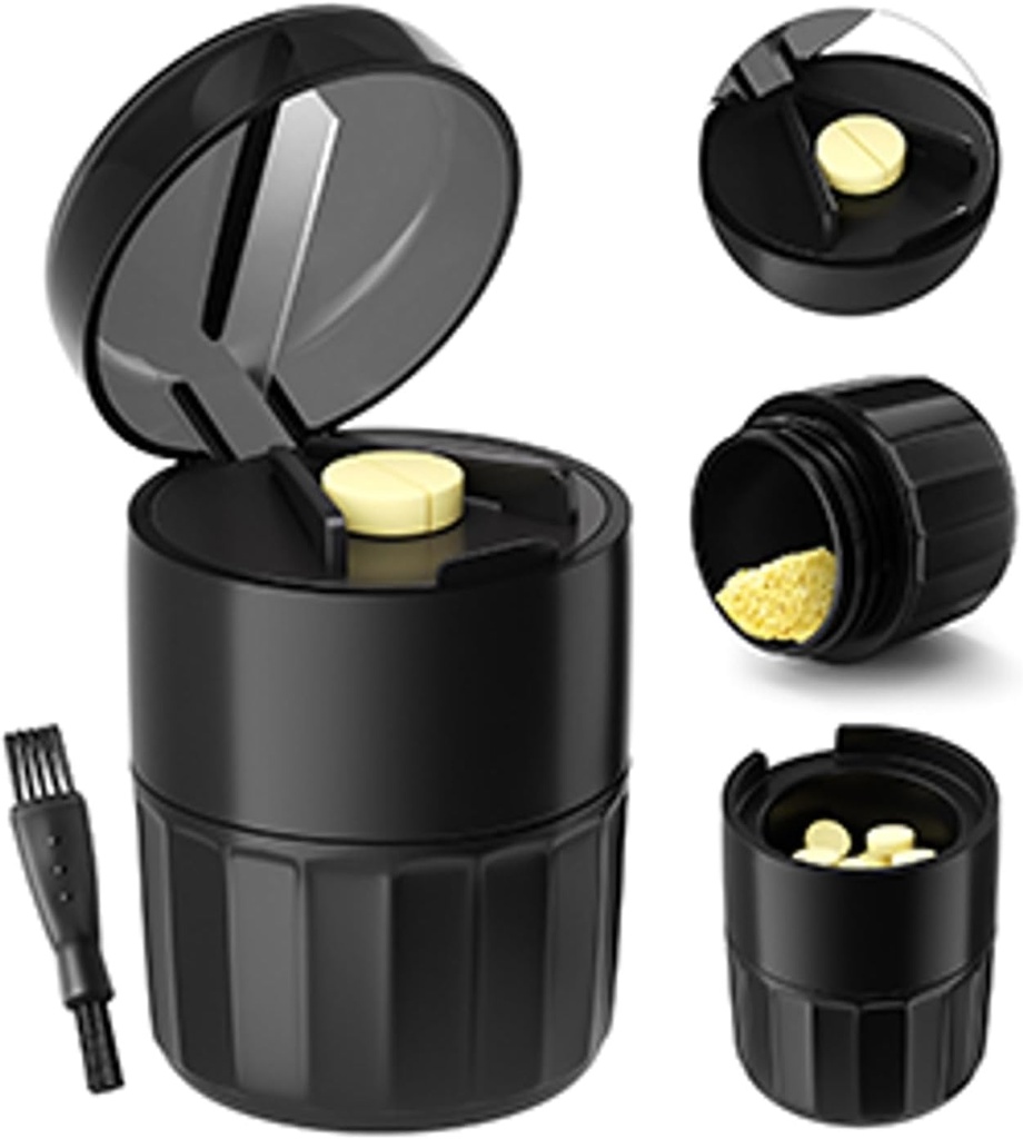 Pill Crusher pil pil pil Cutter met opslag doos pil Crushers voor huisdieren