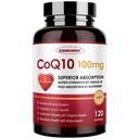 ZEBORA CoQ10-100mg-Softgels met PQQ, BioPerine & Omega-3, Hoge Absorptie Co-enzym Q10-supplement, Krachtig-Antioxidant, Ondersteuning Hart- en Energieproductie 120 porties, Non-GMO