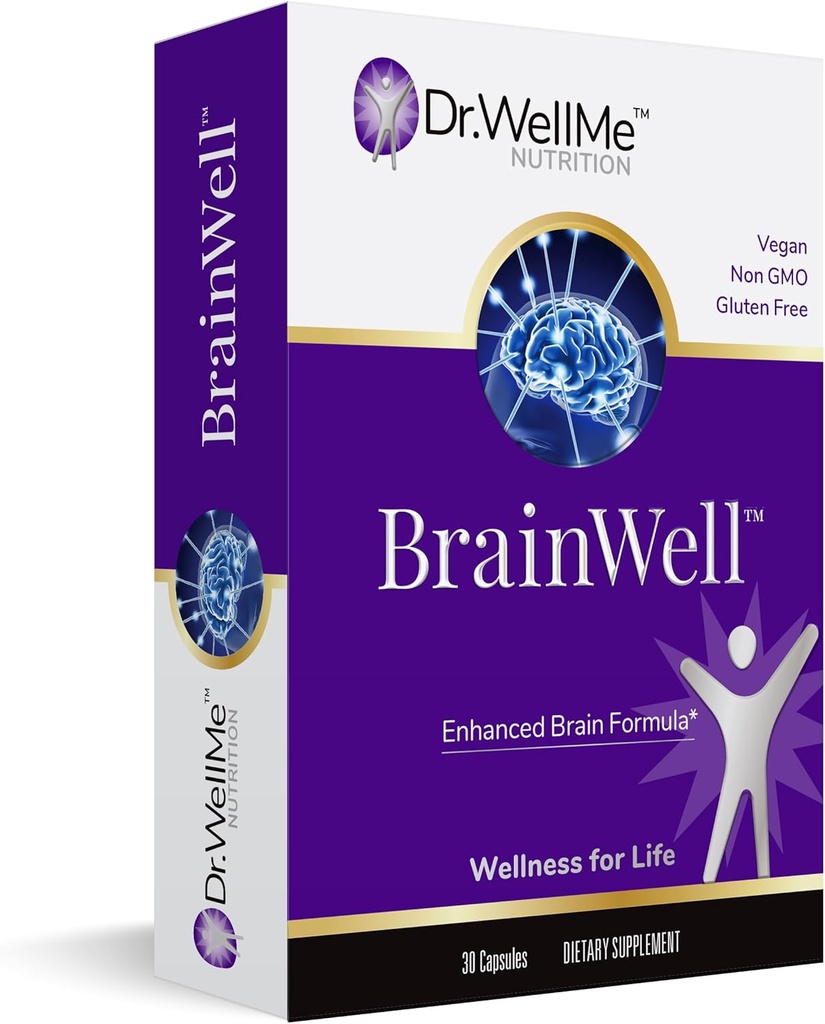 Dr.WellMe- Nootrope Brain Booster Supplement met Kurkuma & Ginkgo Biloba voor mannen en vrouwen 
