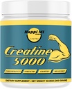 Micronized Creatine Monohydraat Poeder, Unflavored, Pre Workout, Post Workout, Herstel, Muscle Building, Verbetering Athletic Performance, 300 Gram, 5000mg per Serving, 60 Servings