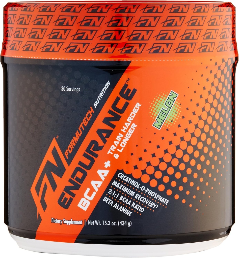 Endurance BCAA Plus, ontworpen voor training Harder en Langer met Beta Alanine, Melon, 434 Gram