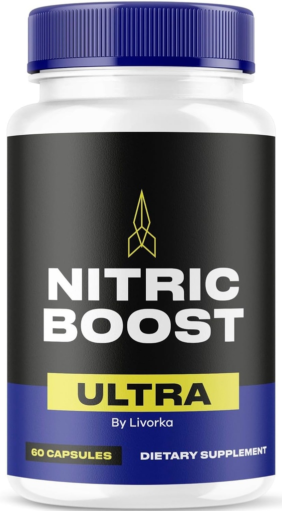 1 verpakking - NitricBoost Ultra Capsules, NitricBoost Ultra Advanced Formula, 60 capsules voor 1 maand