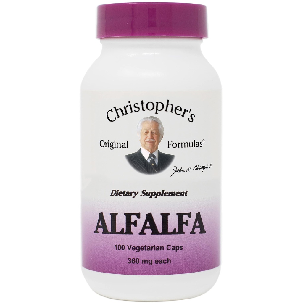Alfalfa verlaat Dr. Christopher 100 VCaps