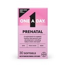 Een dag Prenatale vitamines- Foliumzuur, ijzer, Omega- 3 (DHA), Zwangerschap Vitaminen voor vrouwen, Prenatale Multivitamine voor mam en baby ondersteuning, Zwangerschap moet 30 Ct (Verpakking mei Vary)