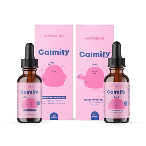 JoySpring Magnesium Citrate Liquid & Magnesium Glycinate voor kinderen - Suiker Glutenvrij Magnesium voor kinderen en Magnesium Citrate Liquid - Magnesium Supplementen voor kinderen