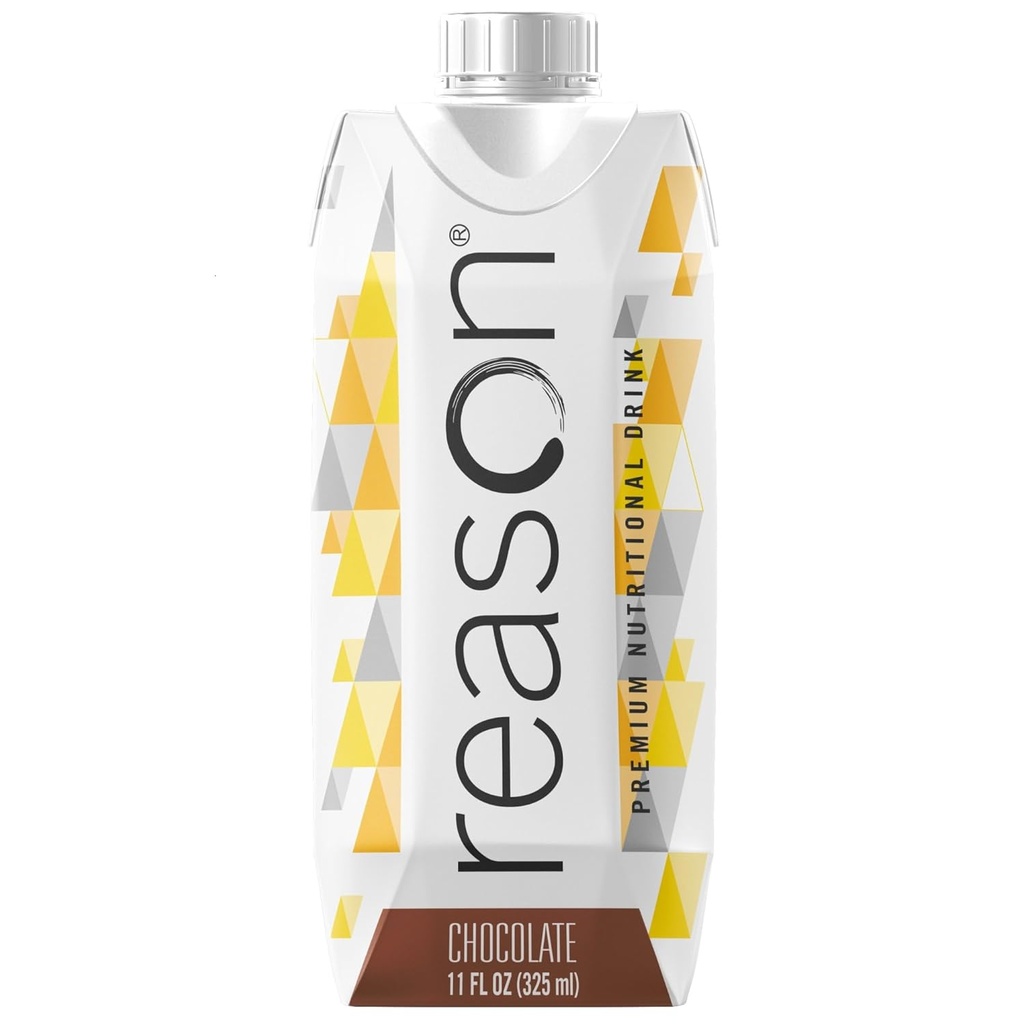 Reden Premium Hoge Calorie Proteïne Drank - vrij van soja, gluten, GGO, kunstmatige smaken, en zoetstoffen - NSF gecertificeerd - Lactose-Vriendelijk, Geweldig voor Tube-Voeding - Chocolade, 11 oz
