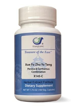 Schat van het Oosten, Persica & Carthamus Combinatie - Xue Fu Zhu Yu Tang (5:1 Geconcentreerde Kruidenextract Granulaat, 100 Capsules)