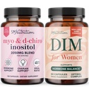 SMNutrition Women's DIM Supplement & Myo-Inositol & D-Chiro Inositol 