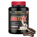 ALLMAX ISOFLEX Pure Whey Isolate Protein Powder - Gluten Free, Low Lactose, Sugar-Free - High-Protein, Clean, Keto-Friendly for Pre Post Workout Supplement for Women and Men | Cookies & Cream, 5lb