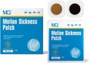 MQ 42ct Beweging Ziekte Patches Non Drowsy, Zeeziekte Patches voor Cruise Travel Essentials, Waterdichte Patch Achteroor voor Auto Vliegtuig Hoogte Ziekte, Lang Laatste 72H
