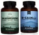 Natuurlijke Rhythm Calm Bundle - Triple Calm Magnesium 150mg, 120 Capsules + B-CALMplex, Unieke Vitamine B B Blend, 90 Capsules