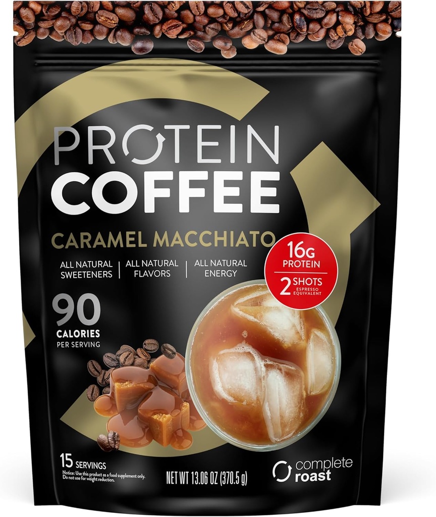 Volledige gebraden Caramel Macchiato Koffie Proteïne
