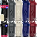 10 PACK- Shaker flessen met Wire Whisks voor eiwitmixen Leakproof Blender Shaker Bottle Pack 