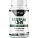 Probase Nutrition Nattokinase Supplement 4.000 FU Servings, 120 Capsules (afkomstig van Japanse Natto) Systemische Enzymen voor Cardiovasculaire en Circulatoire Ondersteuning