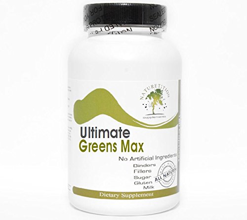 Ultimate Greens Max - Kelp Bladderwrack Dulse Clubmoss Irish Moss Gentian ~ 90 Capsules - Geen additieven ~ Naturetitie Supplementen