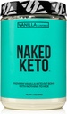 Naakte Vanilla Keto - Premium Vanilla Keto Fat Bomb Powder - Niets Kunstmatig - Glutenvrije Keto Bomb Vanilla McT Oil Powder with No Gmos - 1,3 Lb