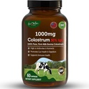 Bovine Colostrum Capsules 1000mg Capsules with Lactoferrine Supplement, Bovine Colostrum Supports Immuun System, Gut Health & Respiratory System - 60 Bovine Colostrum Capsules by Aamatec Life