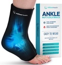 Enkel Ice Pack Wrap for Swelling - Hot/Cold Therapy Ice Wrap for Foot Pain Relief, Heel Pain Relief, Plantar Fasciitis, Achilles Tendonitis Relief, verstuikte enkelcompressie, Klein/Medium