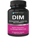 Pure DIM Supplement 250mg Diindolylmethaan Plus BioPerine en Dong Quai - Hormone Balance Ondersteuning voor vrouwen en mannen, Menopauze en Estrogeen Ondersteuning - 90 Vegetarische Capsules