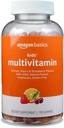Basics Kids' Multivitamine, 190 Gummies, Orange, Cherry & Strawberry (voorheen Solimo)