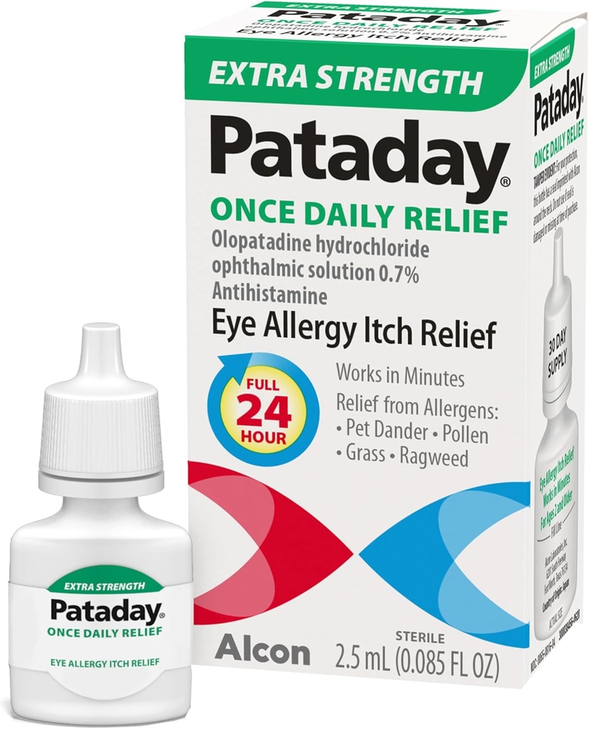 PATADAY Eenmaal dagelijkse verlichting Extra sterkte 2,5 ml, Helder, 1 verpakking