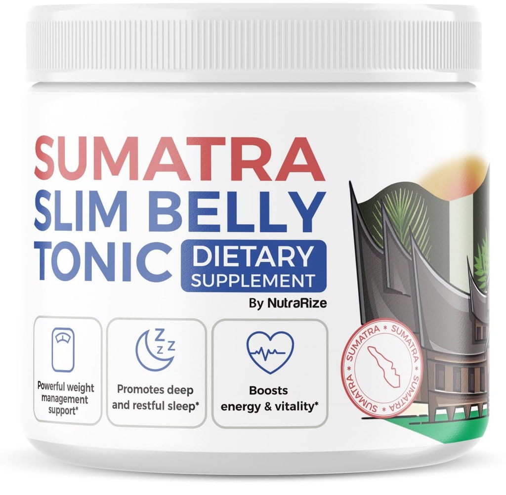 NutraRize Sumatra Slim Belly Tonic Powder - Dieetsupplement, Natuurlijke maximale sterkte poeder, Beoordelingen (1 Pack)
