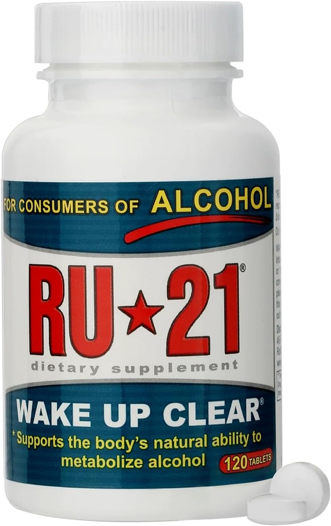 Het supplement voor wanneer u wilt drinken en gaan werken De volgende ochtend . . Voel je beter na het vieren en ondersteunen van uw lever Vertrouwd voor 23+ Jaren Made in USA (120 pillen, 60 porties)