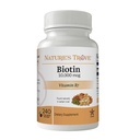 Nature's Trove Biotin 10.000 mcg 240 EZ Kauwtabletten Cherry Flavor