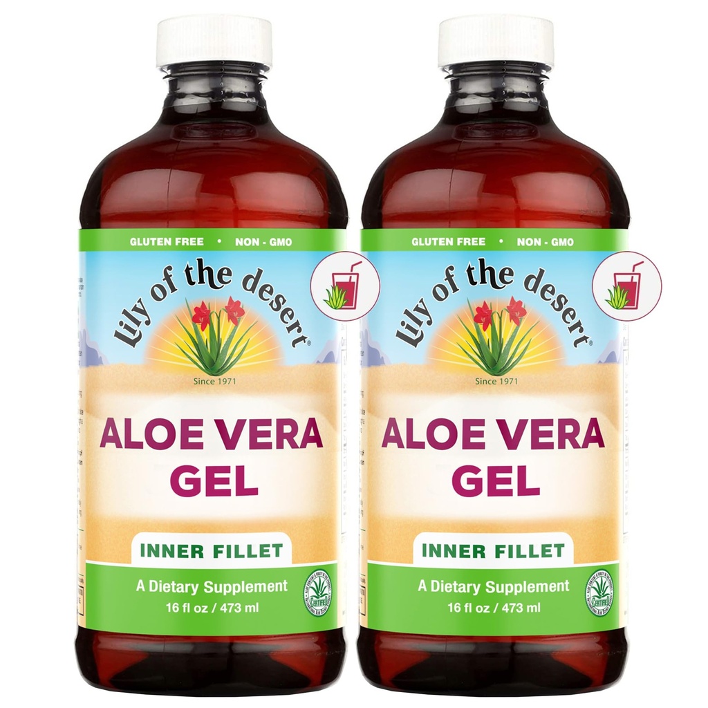 Lily of The Desert Aloë Vera Gel 16 oz (Pack of 2)