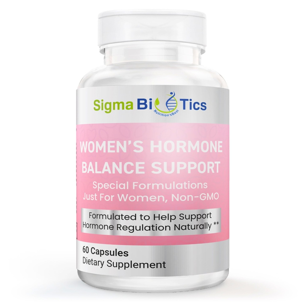 Vrouwen Hormone Balance Support - Herbal Supplement for Menopauze, Hormonal & Reproductive Health - Non-GMO Supplements with Soy Isoflavones, Black Cohosh, Dong Quai - 60 Capsules