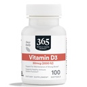 365 door Whole Foods Market, Vitamine D3 Softgels, 2000 IE, 100 CT