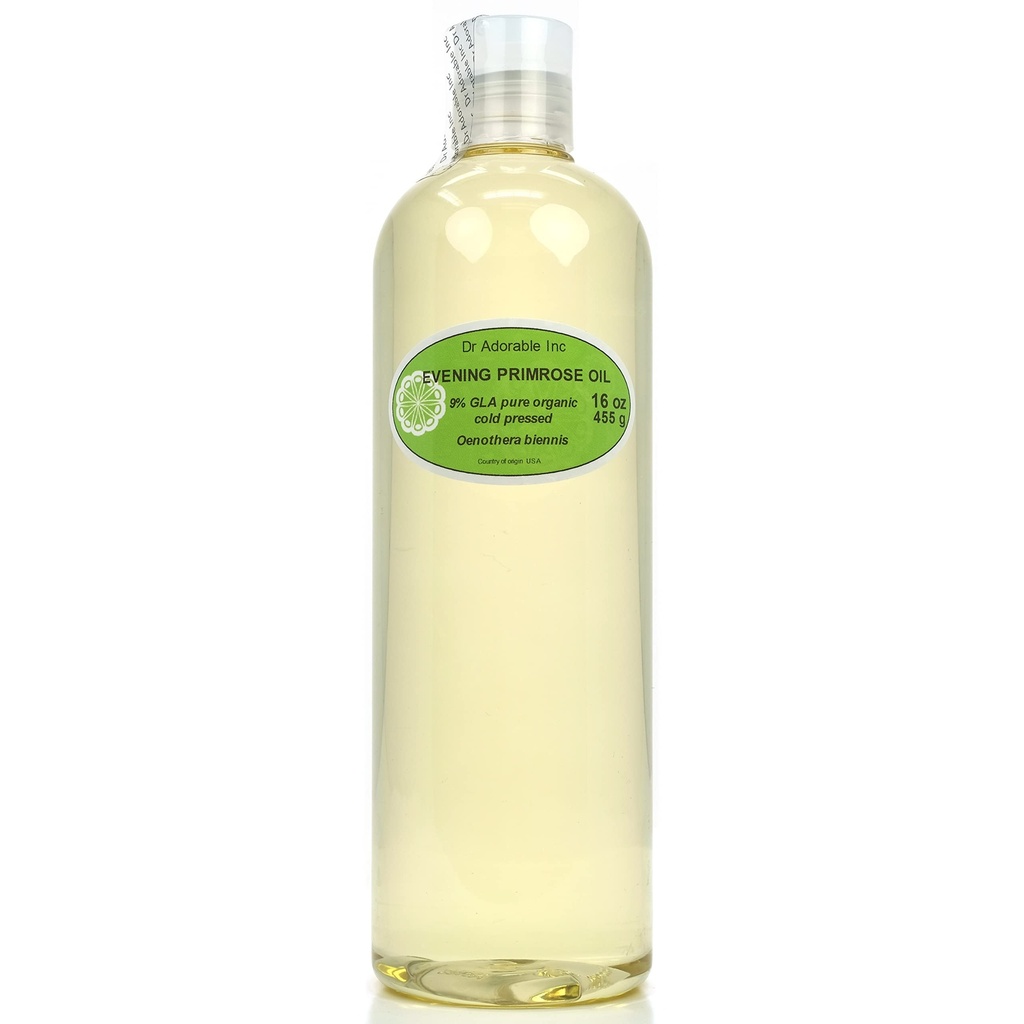 Dr Aanbiddelijk - 16 oz - Avond Primrose Oil - 100% Pure Natural Organic Cold Pressed