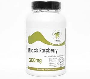 Black Raspberry 300mg ~ 90 Capsules - Geen additieven ~ Naturetitie Supplementen