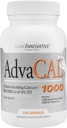 Lane Innovative - AdvaCAL 1000, Advanced Calcium Supplement, Gemakkelijk te slikken extra kleine capsule, Ondersteunt verhoogde botdichtheid (50 porties)