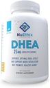 NuEthix Formuleringen DHEA 25mg Supplement voor vrouwen en mannen, Inclusief Grapefruit Extract, Verbeterde DHEA Hormone Ondersteuning, Verbeterde Bio-Beschikbaarheid, Suikervrij, Glutenvrij, Niet GGO, 60 Servers