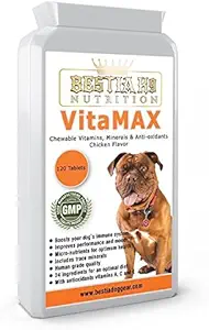 Bestia K9 Nutrition VitaMAX chewable Dog Multi-Vitamin and Trace Minerals. Premium Quality Dog Supplements. Made in Europe.